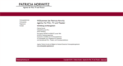 Desktop Screenshot of patriciahorwitz.de