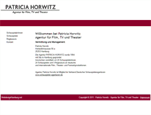 Tablet Screenshot of patriciahorwitz.de